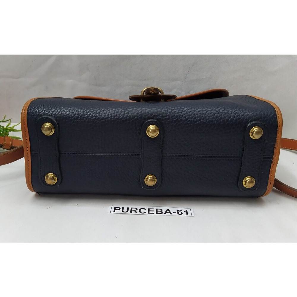 Dooney & Bourke Black Pebbled Leather Crossbody Bag - Vintage Made in USA - Picture 7 of 16